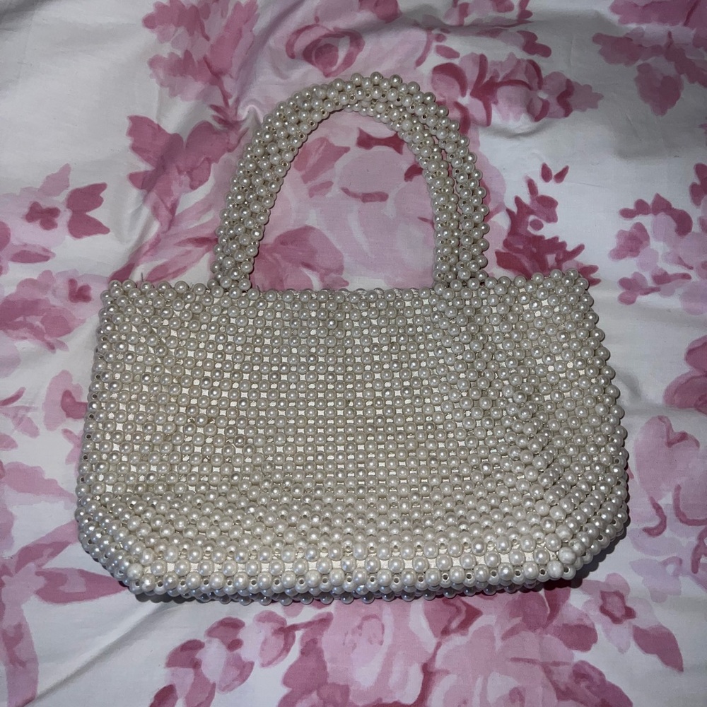Aqua Pearl Purse
